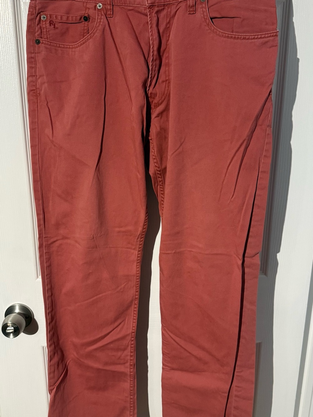 Polo by Ralph Lauren 650 Straight Terracotta Red Chinos